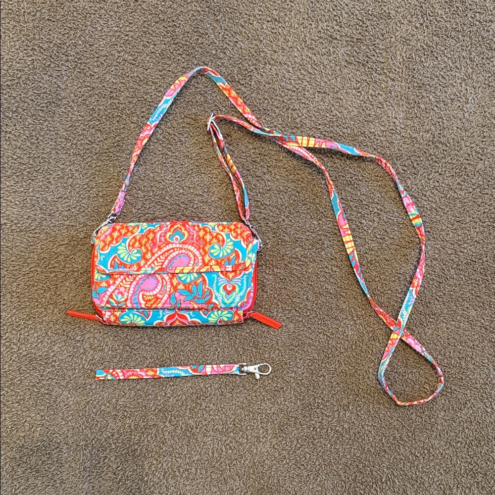 Vera Bradley Colorful Crossbody Bag with Strap